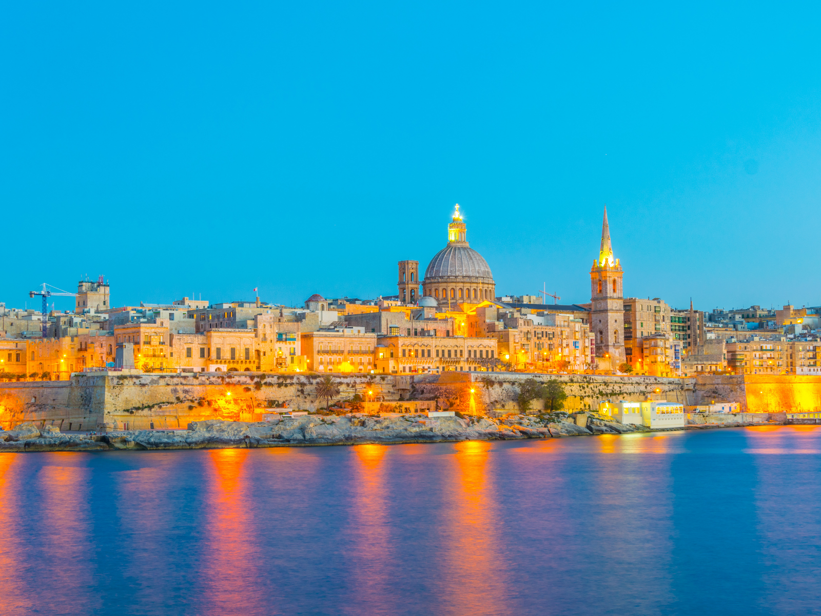 Malta — Valletta e Sliema para inglês no Mediterrâneo